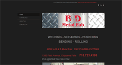 Desktop Screenshot of bdmetalfab.com